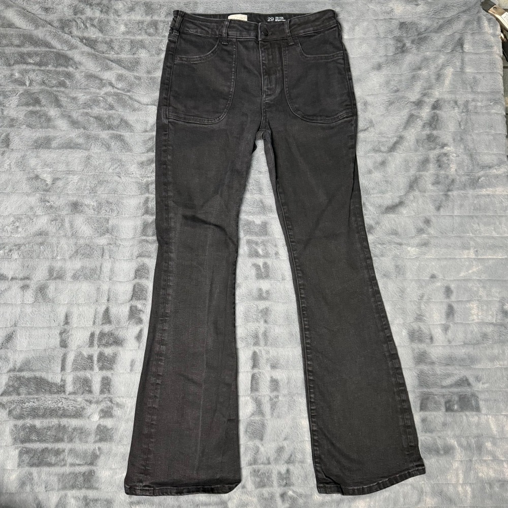 Pilcro Black Flare Jeans
